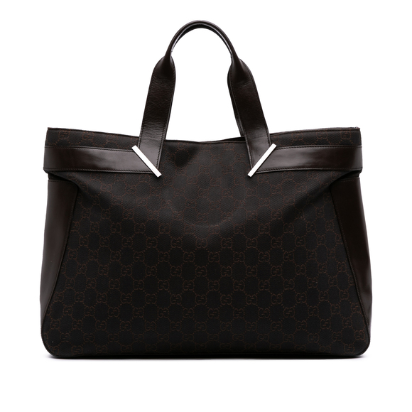 Pre-Loved Gucci GG Denim Tote - Picture 1 of 8